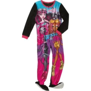 Monster High Girls Blanket Sleeper Pajama