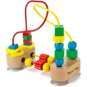 Melissa & Doug Rattle Rumble Wooden Push Toy and Activity Walker