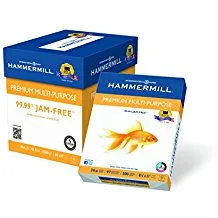 Hammermill Premium Multipurpose Paper,8.5x11In,24lb,97 Bright,2500ct