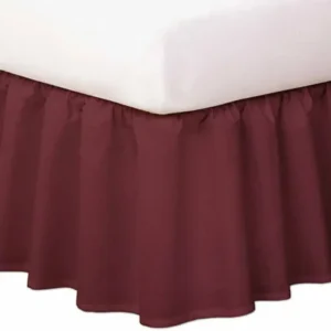 Levinsohn Magic Skirt Wrap-Around Ruffled Bedding Bed Skirt