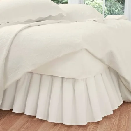 Levinsohn Ruffled Poplin Bedding Bed Skirt
