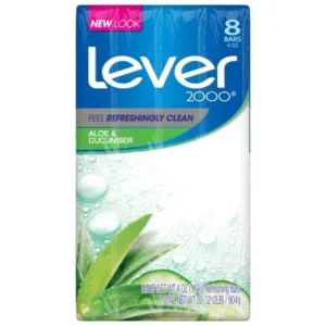 Lever 2000 Bar Soap Aloe & Cucumber 4 oz 8 Bars