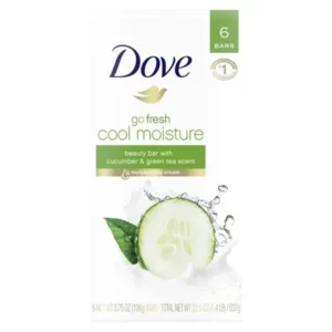 Dove Beauty Bar Cucumber and Green Tea 3.75 oz 6 Bars