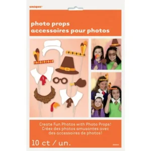 Thanksgiving Photo Booth Props, 10 Pieces