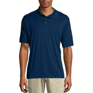 Hanes Sport Men's and Big Men's Cool Dri Performance Polo (50+ UPF), Up to Size 3XL