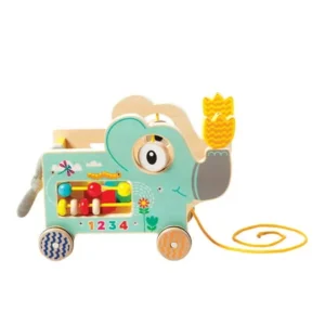 Manhattan Toy My Pal Elly Wooden Pull-Along Preschool Activity Toy