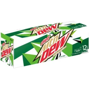Diet Mountain Dew Caffeine-Free Soda, 12 Fl Oz, 12 Count
