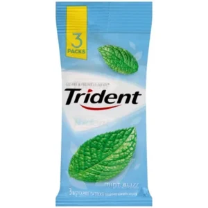 Trident Sugar Free Gum Mint Bliss - 3 PK, 18.0 CT