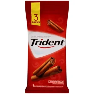 Trident Cinnamon Sugar Free Gum - 3 PKS, 54.0 CT