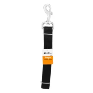 PetWear Large Dog Leash, Black