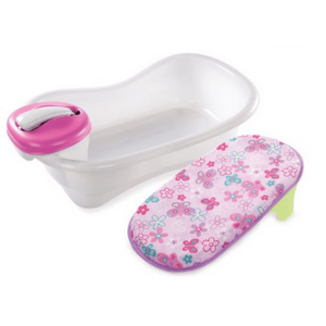 Summer Infant Newborn-to-Toddler Bath Center & Shower, Pink