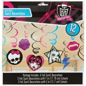 Monster High Hanging Decorations, Party Supplies