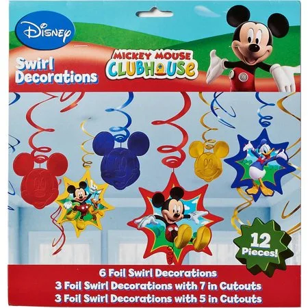 Mickey Mouse Clubhouse Hanging Party Decorations, Party Supplies