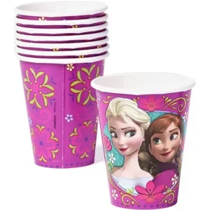 Frozen 9 oz. Paper Party Cups, 8 Count, Party Supplies