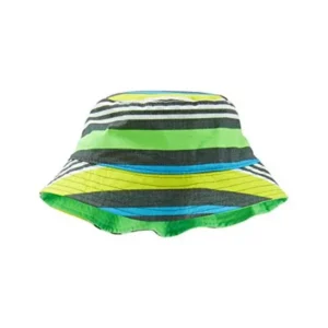 OshKosh B'gosh Little Boys' Reversible Striped Bucket Hat -4-7 Kids - Multi Stripe