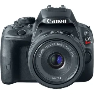 Canon Black EOS Rebel SL1 World's Smallest Digital SLR Camera with 18 Megapixels and 18-55mm Lens Included
