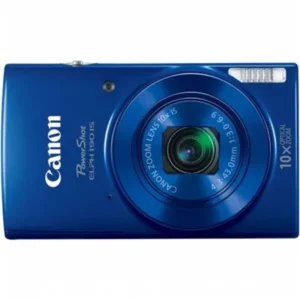 Canon 1090C001 PowerShot ELPH 190 IS Digital Camera with 20 MP, 10x Zoom & Built in WiFi - Blue