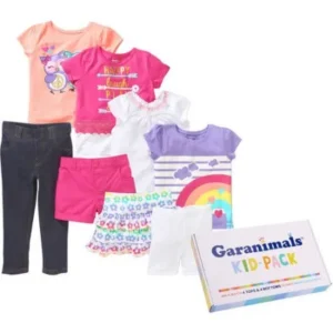 Garanimals Kid-Pack Toddler Girl Mix and Match 8 Piece Gift Box