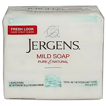 Jergens Mild Soap 3 Bars 3 oz ea (Pack of 1)