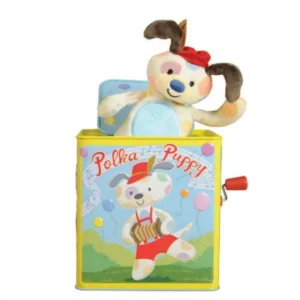 Schylling Polka Puppy Jack In Box