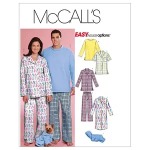 Misses'/Men's/Teen Boys' Tops, Nightshirt, Pants and Sweatsu-Z (LRG-XLG) -*SEWING PATTERN*