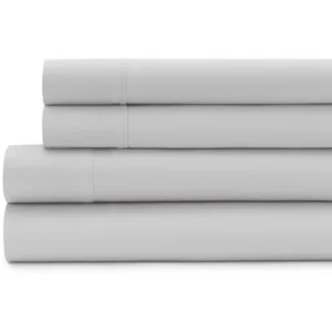 Baltic Linen 100 Percent Cotton 300-Thread Count 4-Piece Bedding Sheet Set