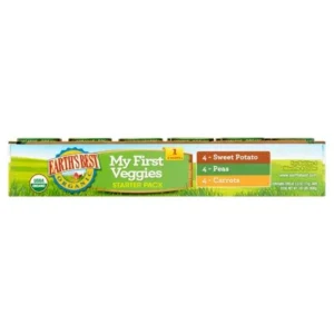 Earth's Best Organic My First Veggies Starter Pack Baby Food, 2.5 oz, 12 count
