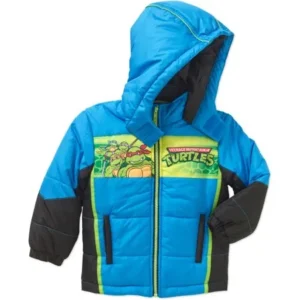 Teenage Mutant Ninja Turtles Toddler Boy Hooded Puffer Jacket