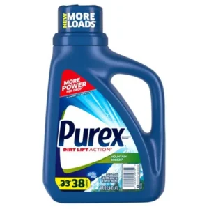 Purex Mountain Breeze, 38 Loads, Liquid Laundry Detergent Dirt Lift Action, 50 fl oz