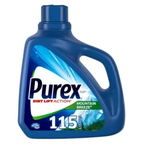 Purex Liquid Laundry Detergent, Mountain Breeze, 150 Fluid Ounces, 115 Loads