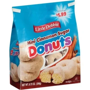 Little Debbie Mini Cinnamon Sugar Donuts, 8.72 oz