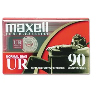 Maxell 108510 Normal Bias Audio Tapes, 90 Minutes