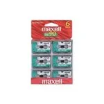 Maxell MC-90 UR Microcassette tape 6PK