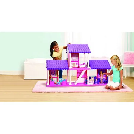 American Plastic Toys 4-Room Dollhouse