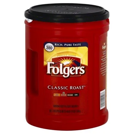 Folgers Classic Roast Ground Coffee, 48 Oz