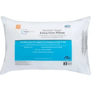 Mainstays Extra Firm 100 Percent Polyester Pillow in Multiple Sizes
