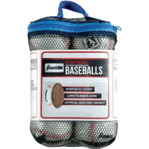 Franklin Sports Practice Baseballs, 6-Pack
