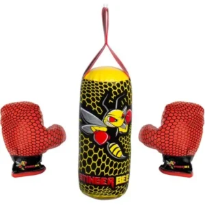 Franklin Sports Stinger Bee Youth Punching Bag and Glove Set