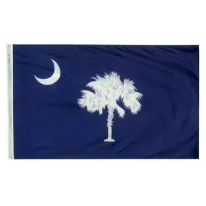 South Carolina State Flag 3x5 ft. Nylon Official State Design Specifications.