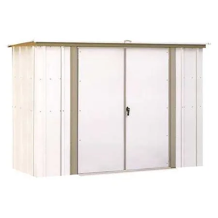 ARROW SHEDS GS83 Outdoor Storage Shed,23 cu. ft.,Eggshell G9603273