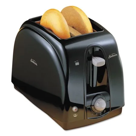 SunbeamÂ® 2-Slice Toaster, Black, 003910-100-000