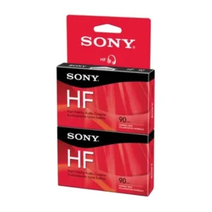 Sony 90-Minute HF Normal Bias Cassettes, 2-Pack