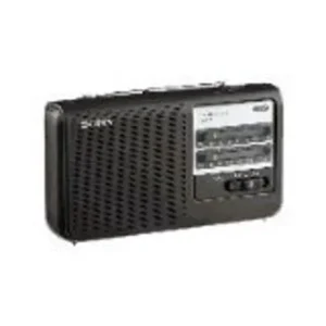Sony ICF-38 Portable AM/FM 2 Band Radio (Black)