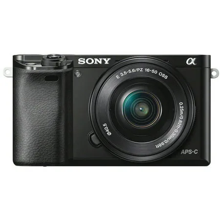 Sony Alpha a6000 Mirrorless Interchangeable-lens Camera w/ 16-50mm lens - Black