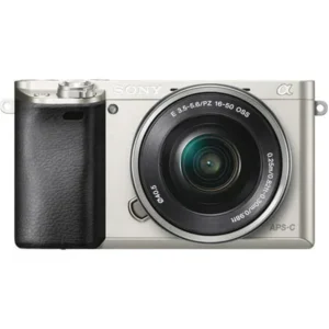 Sony Alpha a6000 Mirrorless Interchangeable-lens Camera w/ 16-50mm lens - Silver