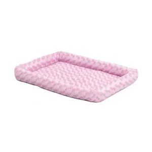 MidWest QuietTime Pet Bed & Dog Crate Mat, Pink, 22"