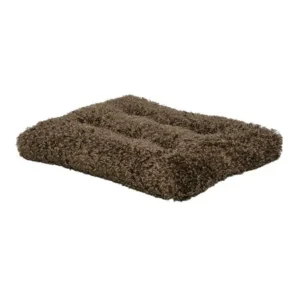 MidWest Quiet Time Dog Bed & Crate Mat, Deluxe Ombre Swirl, 36", Cocoa Brown