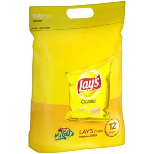 Lay's Classic Potato Chips, 12 count, 1 oz Bags