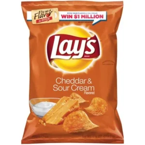 Lay'sÂ® Cheddar & Sour Cream Flavored Potato Chips, 7.75 oz. Bag
