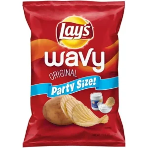 Lay's Wavy Original Party Size! Potato Chips, 15.75 Oz.
